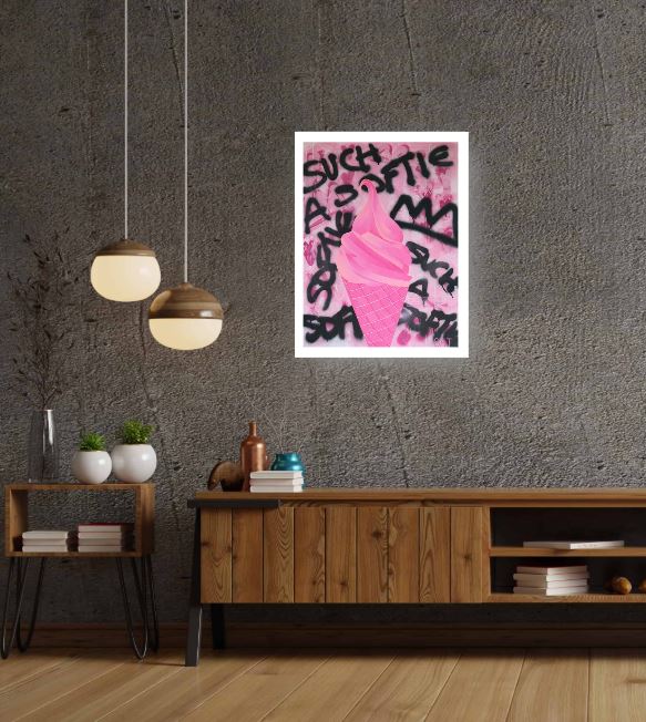 'Such A Softie' Limited Edition 35 x 45cm Print