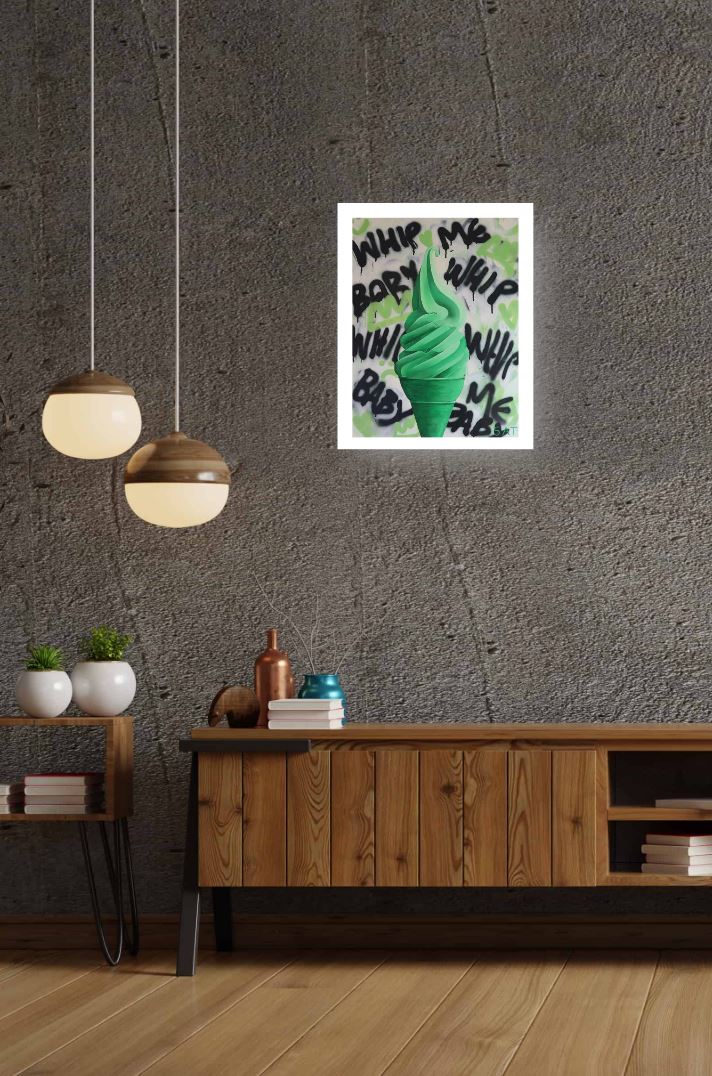 'Whip Me Baby One More Time' Limited Edition 28x35cm Print