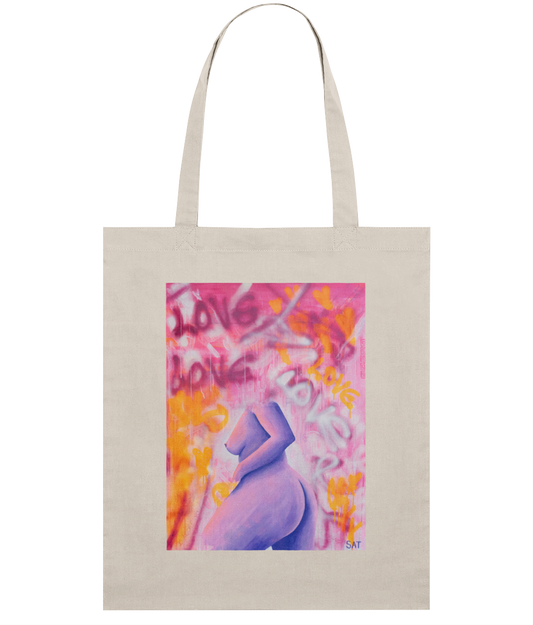 I ADORE YOU Light Tote