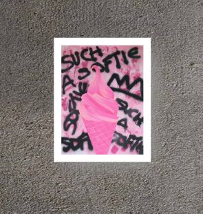 'Such A Softie' Limited Edition 28x35cm Print