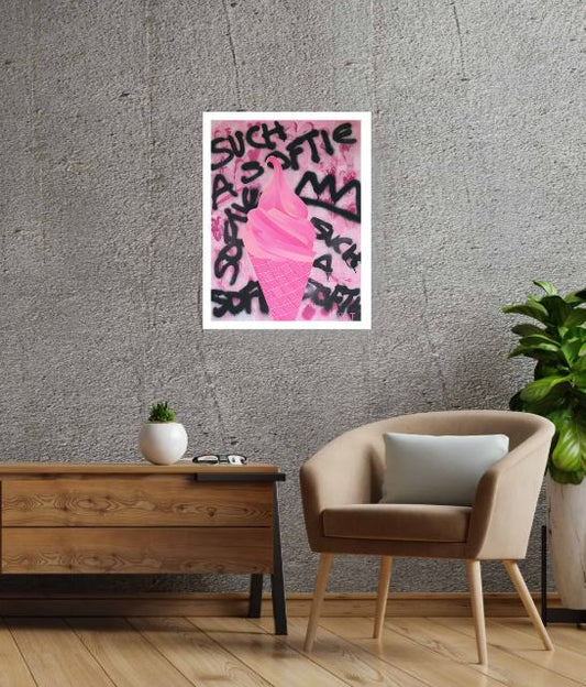 'Such A Softie' Limited Edition 35 x 45cm Print